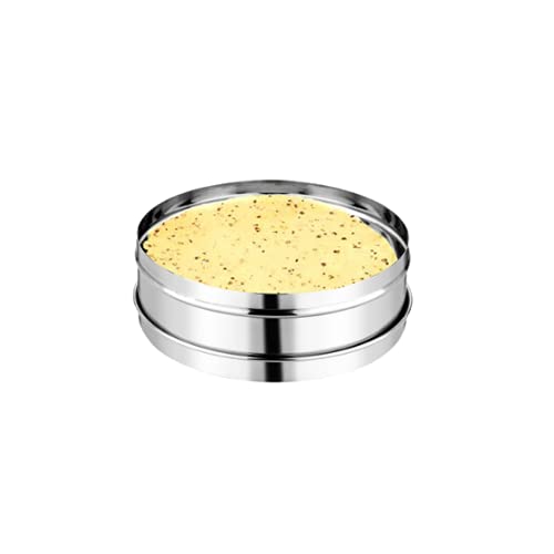 Vinod Stainless Steel Puri Dabba, Food Storage Container, Airtight Container – Capacity 1500 ml, Smokey Grey, Medium (VINODPURID1500ML)