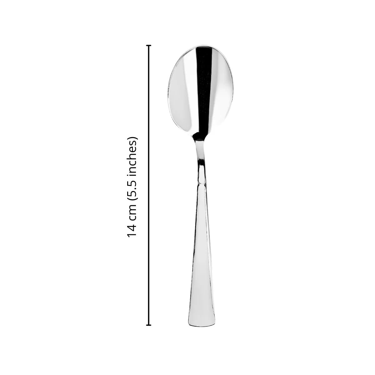 Vinod Stainless Steel Cutlery Set for Home and Kitchen, 6 Inch Regular Size Spoon