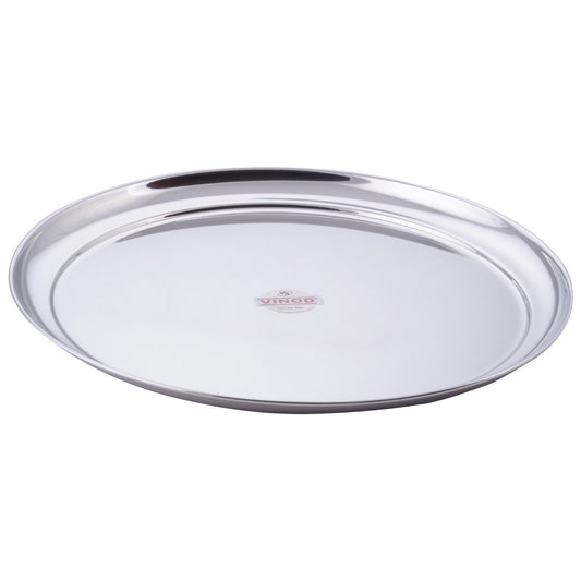 Vinod Stainless Steel Dinner Plate Rajbhog