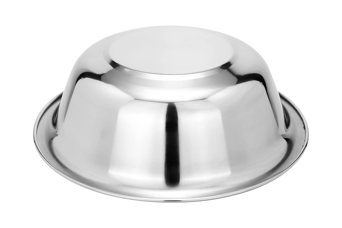 Vinod Stainless Steel Multipurpose Dhhama ,Gamla, Kathot, Besin, Deep Bowl for Kneading Dough