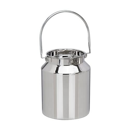 Vinod Stainless Steel Jointless Barni/Steel Milk Can/Oil Can/Milk Container/Liquid Container (6.5 ltr)