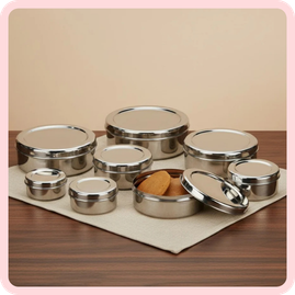Puri / Papad Dabba