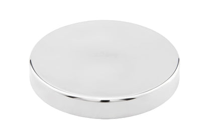 JAGGERY® Stainless Steel Heavy Gauge Dinner Plates, Lunch Dinner Thali Plates, (Khumcha-12, Dia 26 cm (Pack of 4)