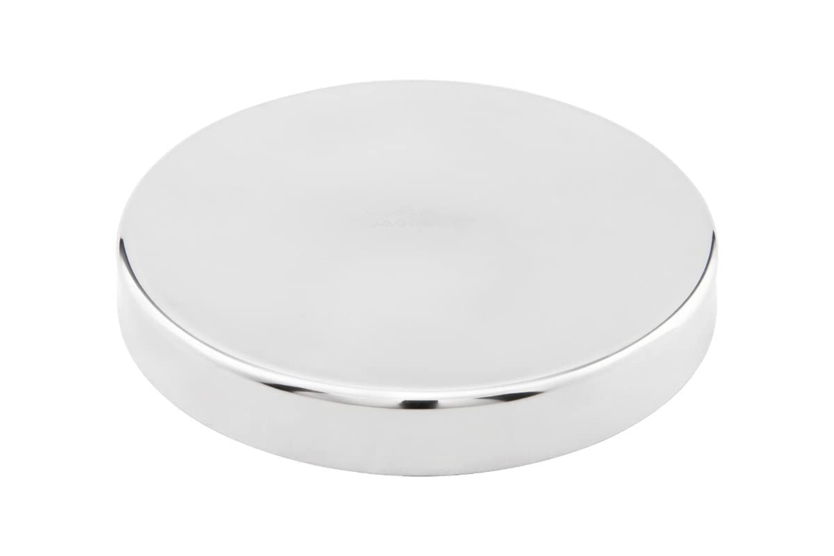 JAGGERY® Stainless Steel Heavy Gauge Dinner Plates, Lunch Dinner Thali Plates, (Khumcha-12, Dia 26 cm (Pack of 6)