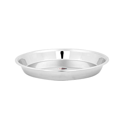 JAGGERY Heavy Gauge Stainless Steel Parat for Dough Kneading, Mixing & Food Preparation