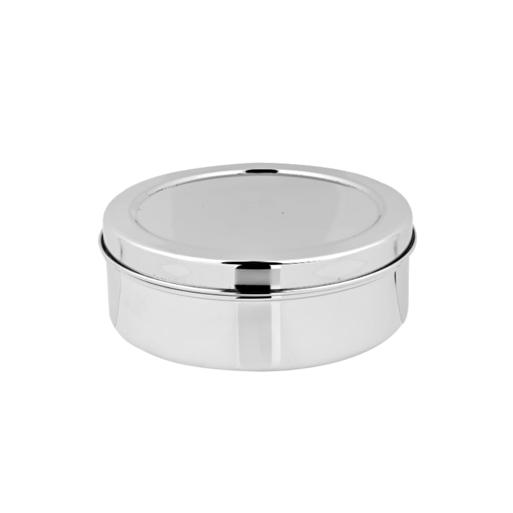 Vinod Stainless Steel Masala Dabba No.13, Diameter 8.8 inch