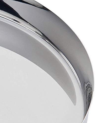 JAGGERY® Stainless Steel Heavy Gauge Dinner Plates, Lunch Dinner Thali Plates, (Khumcha-13, Dia 28 cm (Pack of 2)