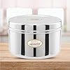 JAGGERY Steel Container Heavy Gauge Stainless, Storage Box, Deep Betha Dabba, Grocery Canister, Multipurpose Dibba betha-dabba-15no-1pcs