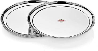 Vinod Stainless Steel Dinner Plate Rajbhog