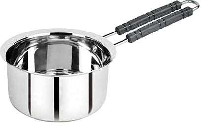 JAGGERY Stainless Steel Heavy Saucepan with Sturdy Handle/Tea Pan/Milk Pan/Tapeli