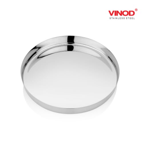 Vinod Stainless Steel Khumcha Thali, Lunch and Dinner Plate