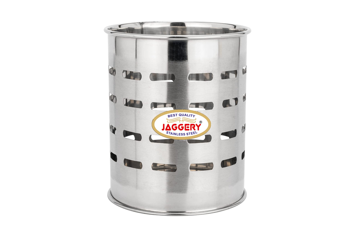 JAGGERY Stainess Steel Cutlery Holder,Pen, Brush, Spoon Stand , Dining Table Multi Purpose Stand, (Combo Pack of 2)