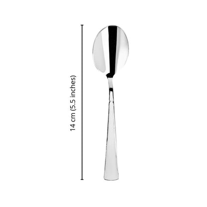 Vinod Stainless Steel Cutlery Set for Home and Kitchen, 6 Inch Regular Size Spoon