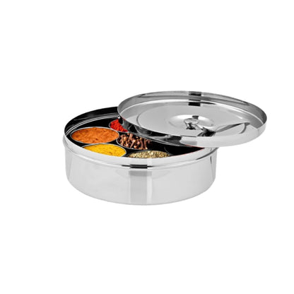 Vinod Stainless Steel Masala Dabba No.13, Diameter 8.8 inch