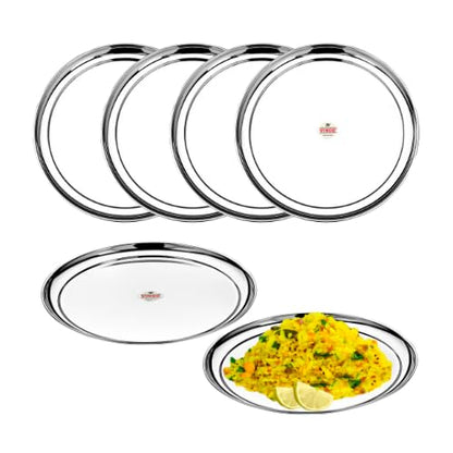 Vinod Stainless Steel Dinner Plate Rajbhog
