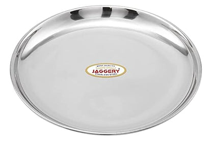 JAGGERY Steel Lunch & Dinner Plate Bangla Bogi / China Plate
