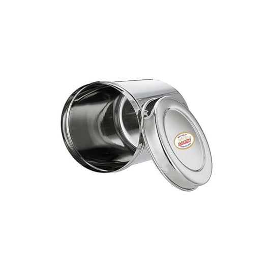 JAGGERY Stainless Steel Tall Container, Ubha Dabba (Set Of 2) jaggery_Container_16no