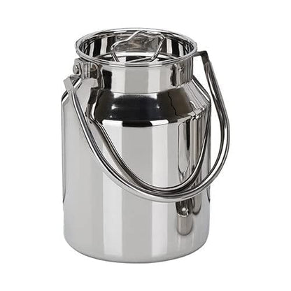 Vinod Stainless Steel Jointless Barni/Steel Milk Can/Oil Can/Milk Container/Liquid Container (Capacity- 5 Liter)