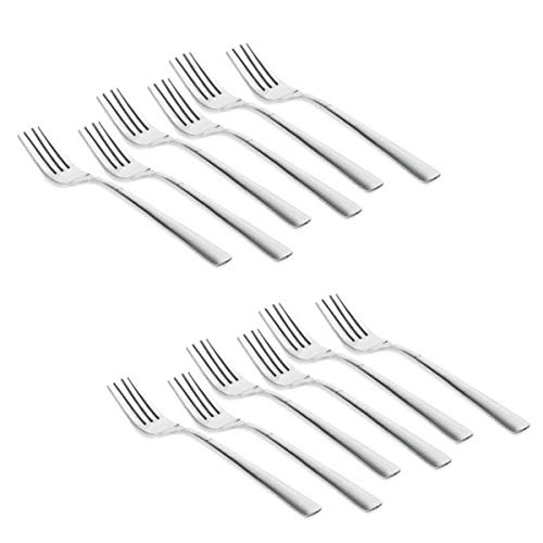 Vinod Stainless Steel Cutlery Set for Home and Kitchen, 6 Inch Regular Size Fork