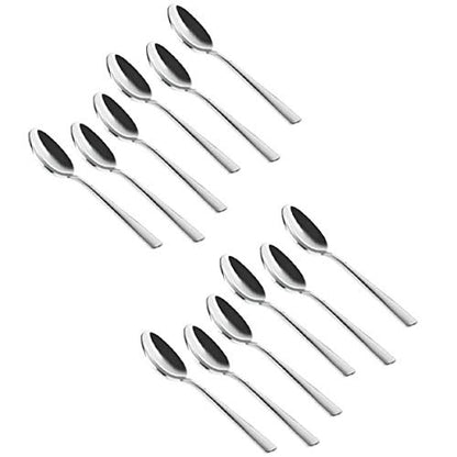 Vinod Stainless Steel Cutlery Set for Home and Kitchen, 6 Inch Regular Size Spoon