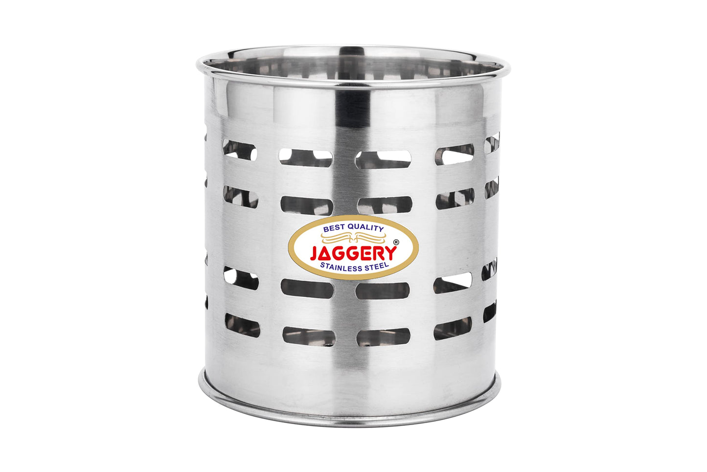 JAGGERY Stainess Steel Cutlery Holder,Pen, Brush, Spoon Stand , Dining Table Multi Purpose Stand, (Combo Pack of 2)