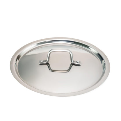 JAGGERY Triply Stainless Steel Shallow Tope with SS Lid | Induction & Gas Compatible Patila | Cook and Serve | Triply Saucepot/Fry Pan | Heavy Duty Stainless Steel Cookware