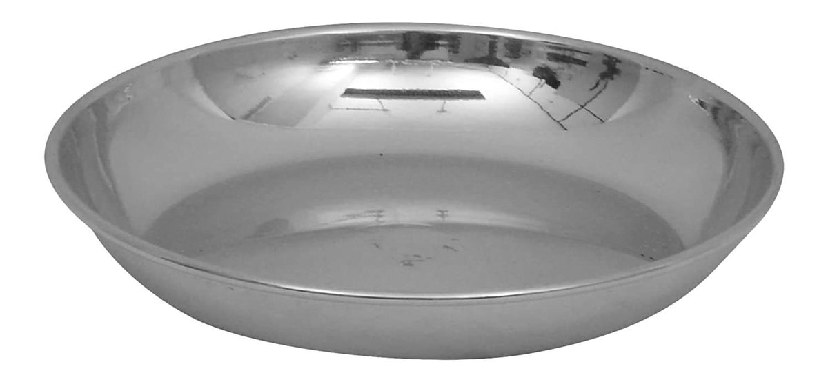 Vinod Stainless Steel 20 pcs Thali Set (Big Size) Dinner Set/Bhojan Set of Dinner Plate, Katori Bowl, halwa Plate, Glass, Spoon (Assembled Dinnerware) kh14