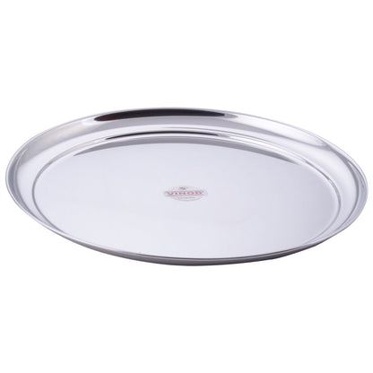Vinod Stainless Steel Dinner Plate Rajbhog