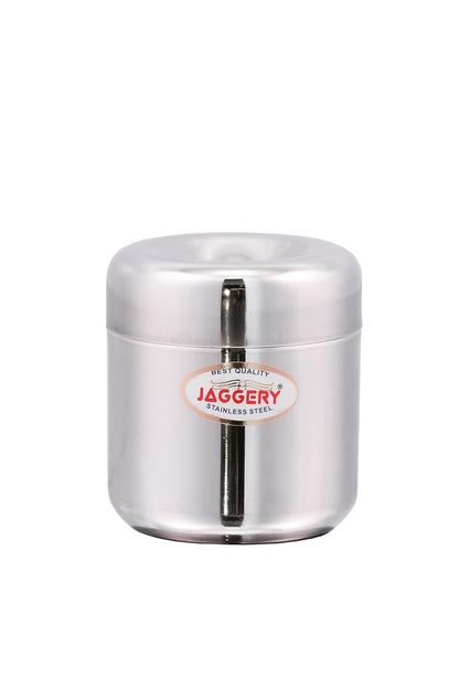 JAGGERY Stainless Steel Apple Dabba, Junior Storage Container, Canisters Set of 4 pcs (260 ml)