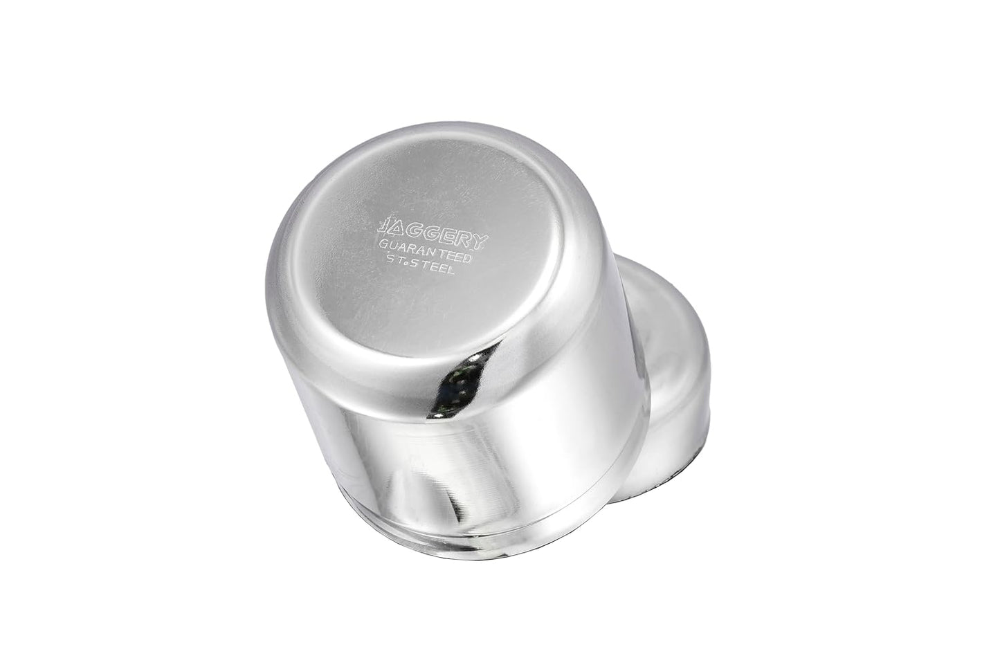 JAGGERY Stainless Steel Apple Dabba, Junior Storage Container, Canisters Set of 4 pcs (150 ml)