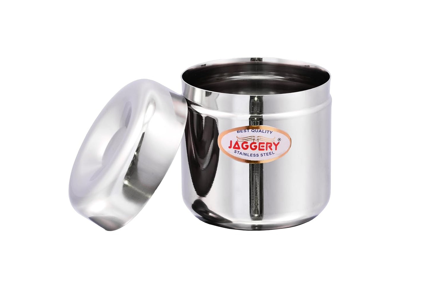 JAGGERY Stainless Steel Apple Dabba, Junior Storage Container, Canisters Set of 4 pcs (260 ml)