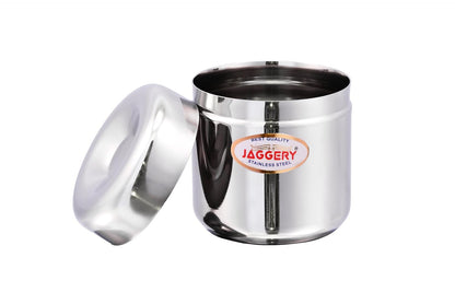 JAGGERY Stainless Steel Apple Dabba, Junior Storage Container, Canisters Set of 4 pcs (260 ml)