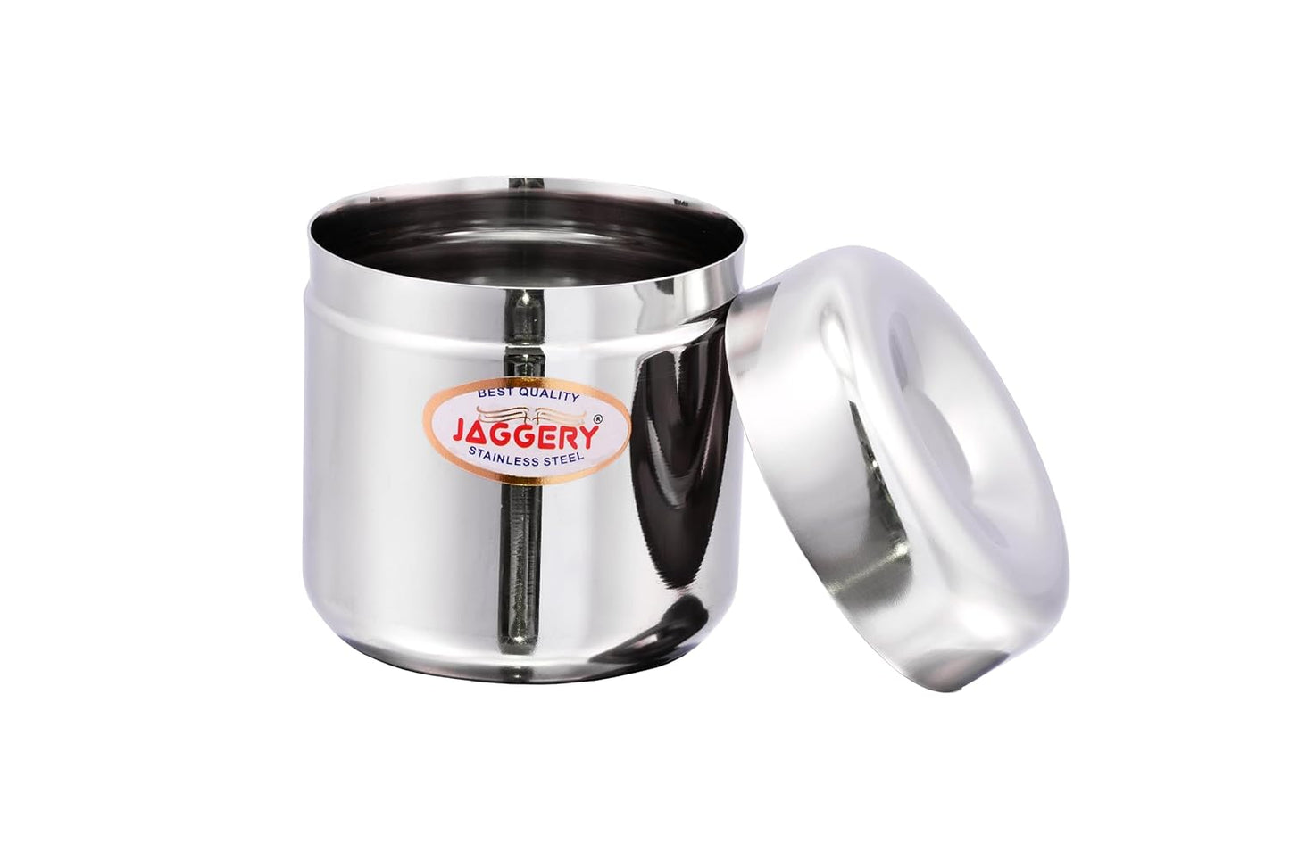 JAGGERY Stainless Steel Apple Dabba, Junior Storage Container, Canisters Set of 4 pcs (150 ml)