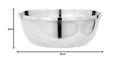 JAGGERY Mukta Vati Regular Bowl Pack of 6 Pcs (Dia-9cm, H-4cm)
