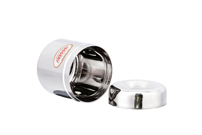 JAGGERY Stainless Steel Apple Dabba, Junior Storage Container, Canisters Set of 4 pcs (260 ml)