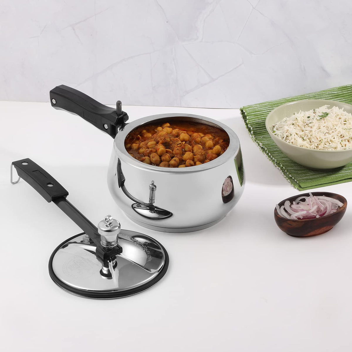 Vinod Europa Stainless Steel Handi Pressure Cooker Inner Lid