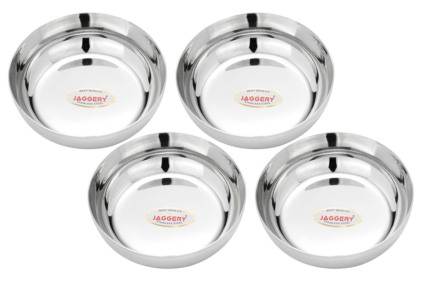 JAGGERY Heavy Gauge Apple Halwa Plates (Dia-10cm, H- 3cm, 160ml)