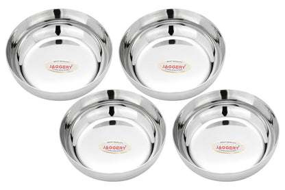 JAGGERY Heavy Gauge Apple Halwa Plates (Dia-10cm, H- 3cm, 160ml)