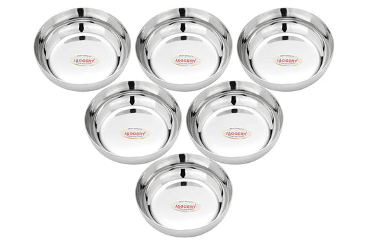 JAGGERY Heavy Gauge Apple Halwa Plates (Dia-10cm, H- 3cm, 160ml)