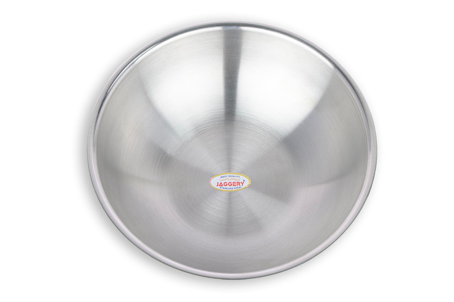 JAGGERY Triply Stainless Steel Cookware Tasla - 1.8 Litre (22 cm), Kadai (Without Handle), Induction & Gas Friendly, Heavy Bottom-Kadai for Cooking