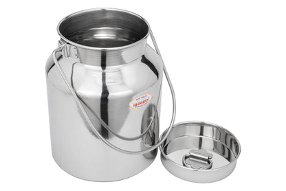 JAGGERY Stainless Steel Jointless Milk Can (Capacity- 1500ml) Milk Pot, Container with Handle