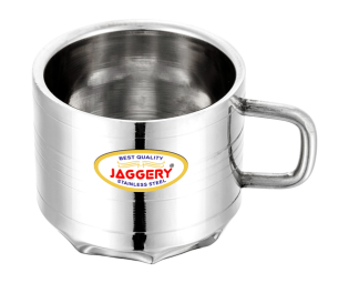 JAGGERY Double Wall Stainless Steel Tea & Coffee Cups, Set of 6-Capacity-110ml