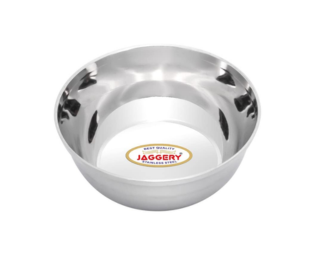 JAGGERY Stainless Steel Heavy Gauge Round Mirror Finished 24pcs Dinner Set