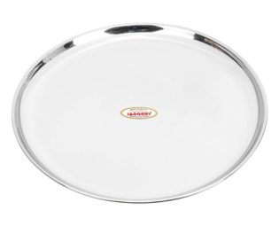 JAGGERY Stainless Steel Heavy Gauge Round Mirror Finished 24pcs Dinner Set