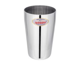 JAGGERY® Stainless Steel Drinking Serving Water Milk Juice Glass Glasses Set, (Thumsup Glass 400ml, Pack of 12)