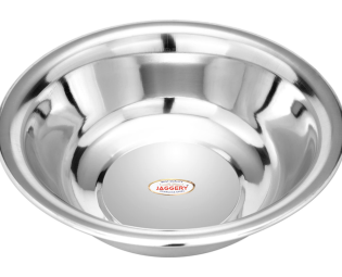 JAGGERY®Stainless Steel Multipurpose Dhhama,gamla,kathot,besin, deep Bowl for kneading Dough