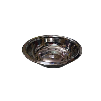 Vinod Stainless Steel Multipurpose Dhhama/gamla/kathot/besin/deep Bowl for kneading Dough (Dia - 11 inch_26 Cm, Capacity_ 2 LTR)