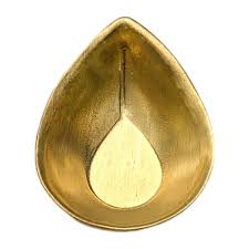 Jaggery Brass Diya  for Diwali / Dussehra / Evening Puja in Home / Mandir / Temple