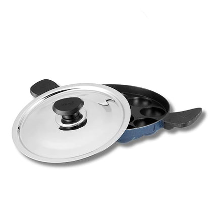 Vinod Non Stick Paniyaram Pan - 12 Cups, 22cm / Paniyarakal, Appa Patra, Appam Patra / 3mm Thick